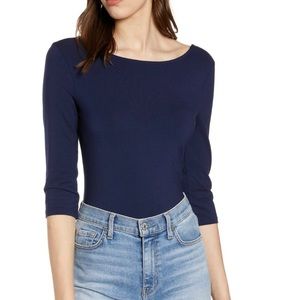 🆕 Halogen Scoop Back Top